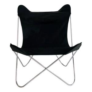 Fauteuil "Papillon" en acier chromé de Gavina Spa, Italie années 70