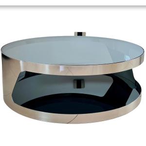 Table basse ronde par Gallotti & Radice, Italie post 2000