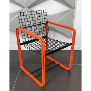 Chaise Quadra de Gigante, Zambusi et Boccato pour Seccose, Italie années 1980