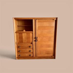 "gémeaux" Secretary Cabinet By Guillerme And Chambron For "votre Maison," France, 1960s