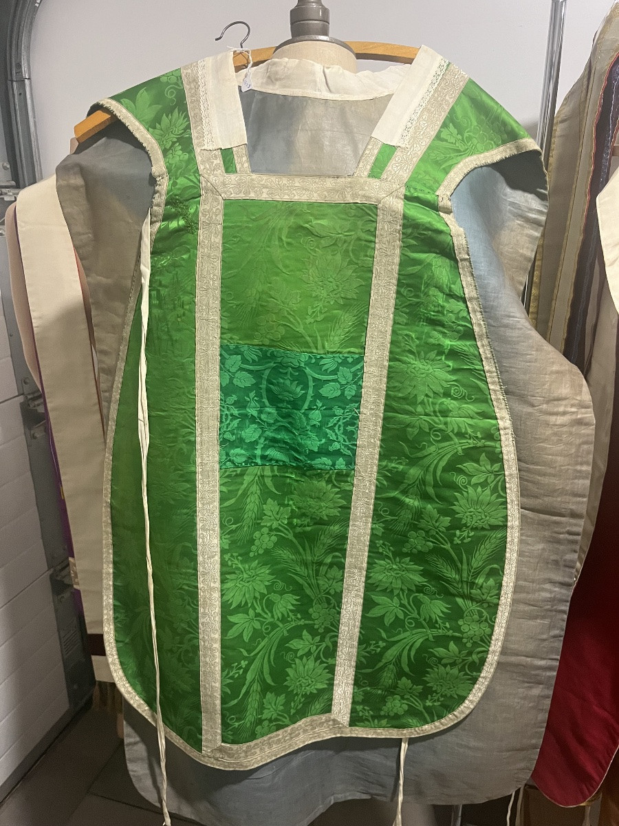 Chasuble violon verte-photo-1
