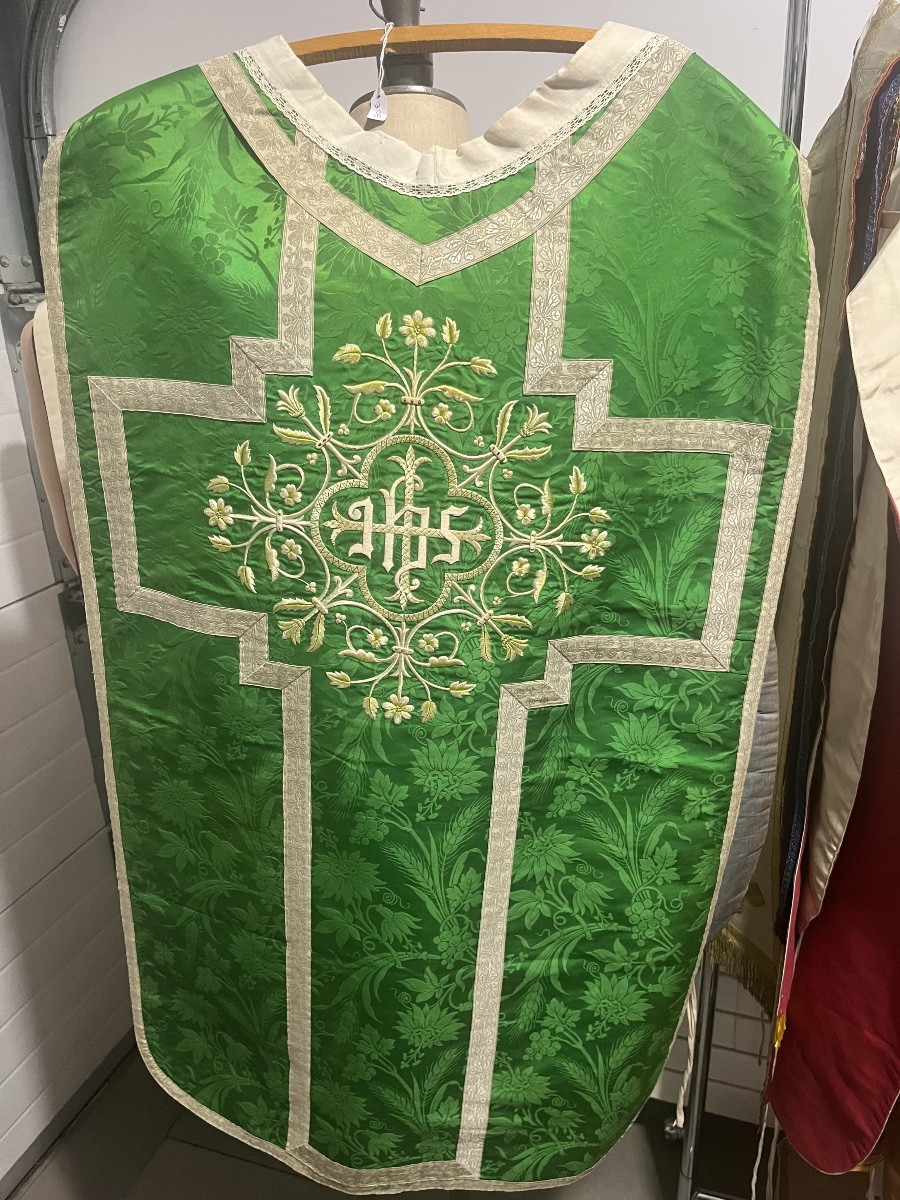 Chasuble violon verte-photo-2
