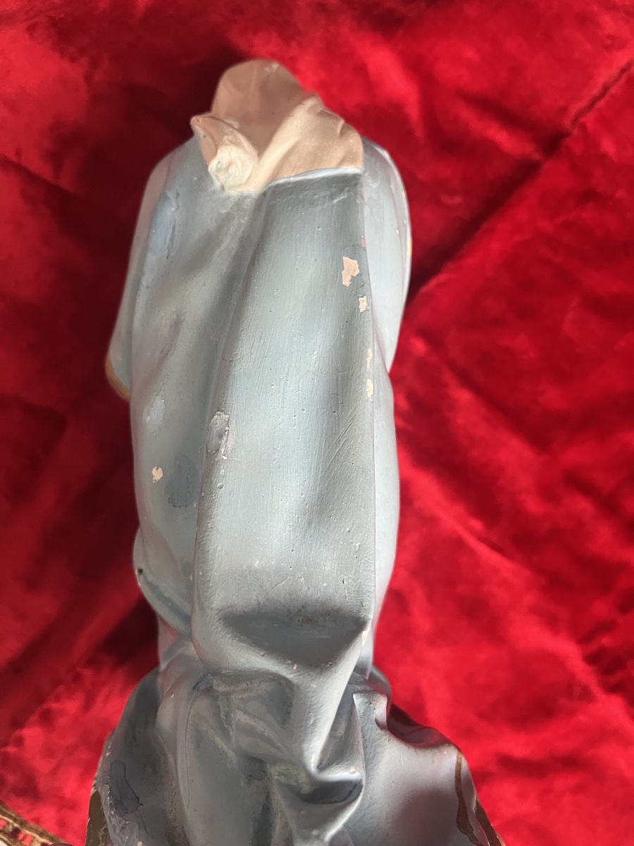 Plaster Nativity Scene Statue Of The Virgin Mary -photo-3