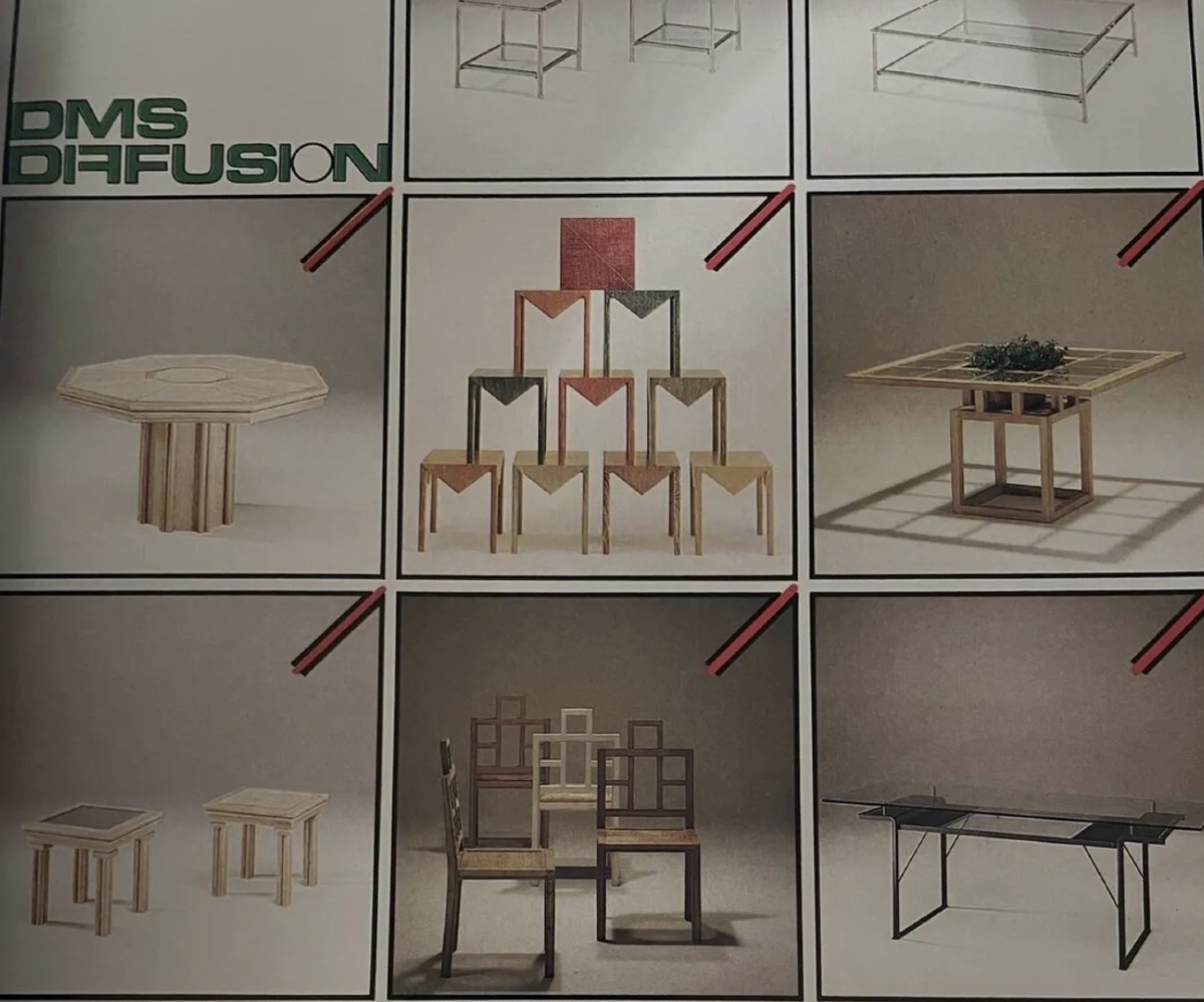 Set Of 6 Chairs And A Dining Table In Ceruse Oak, 1980-photo-3