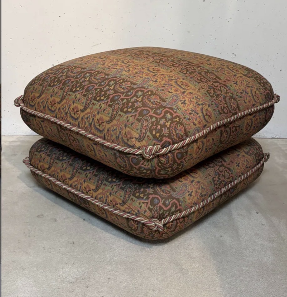 Pouf Jacques Charpentier, Maison Jansen 1970