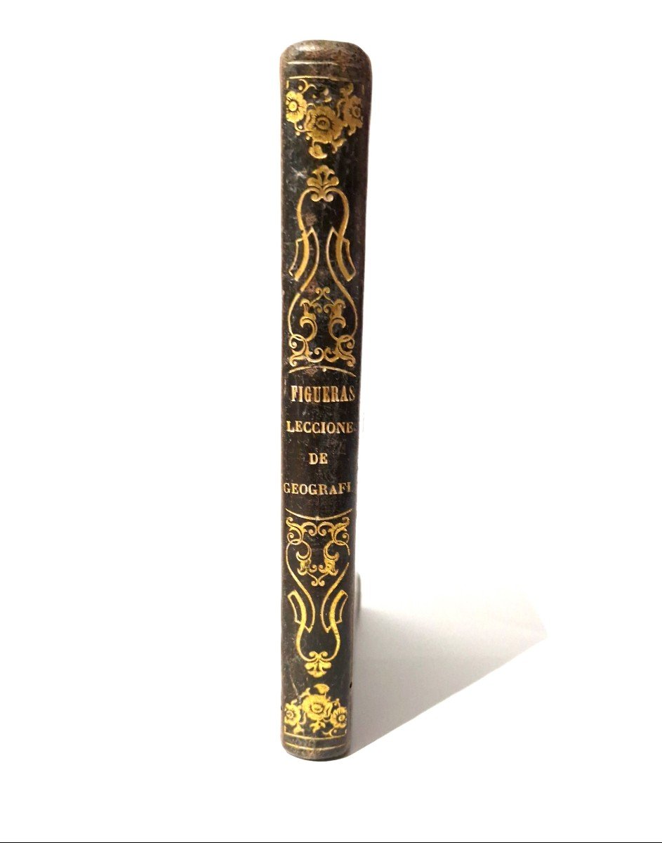 Spanish Antique Book Geaography, Philosophy, Astronomy José Figueras Y Pey 1848-photo-3