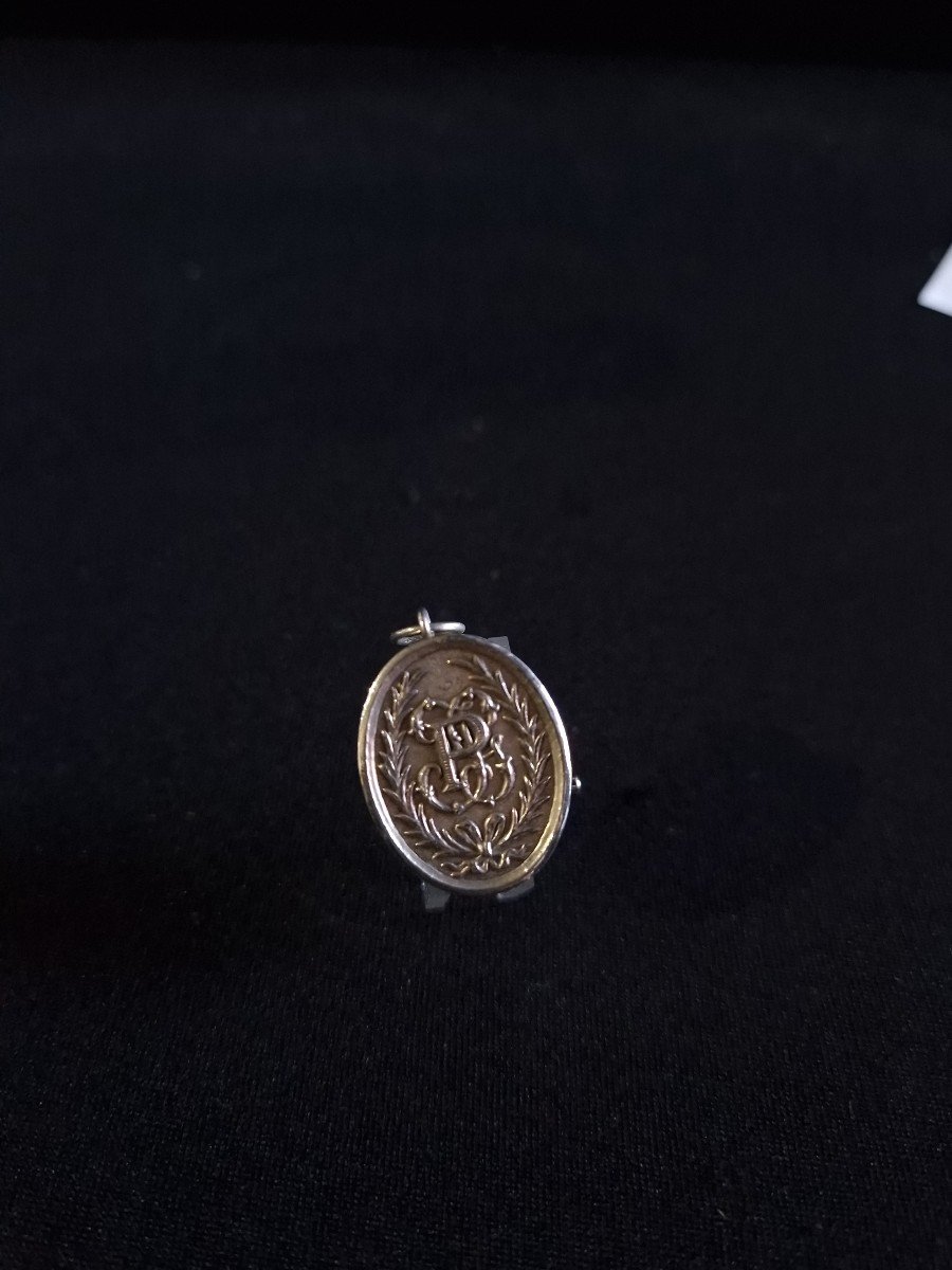 19th C. Silver Reliquary Ex Indumentis Relic Of Saint John Gabriel Perboyre-photo-1