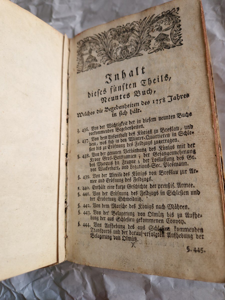  Livre Ancien Rare De 1761, Frédéric II « Le Grand » Campagnes Et Gravures Militaires-photo-7