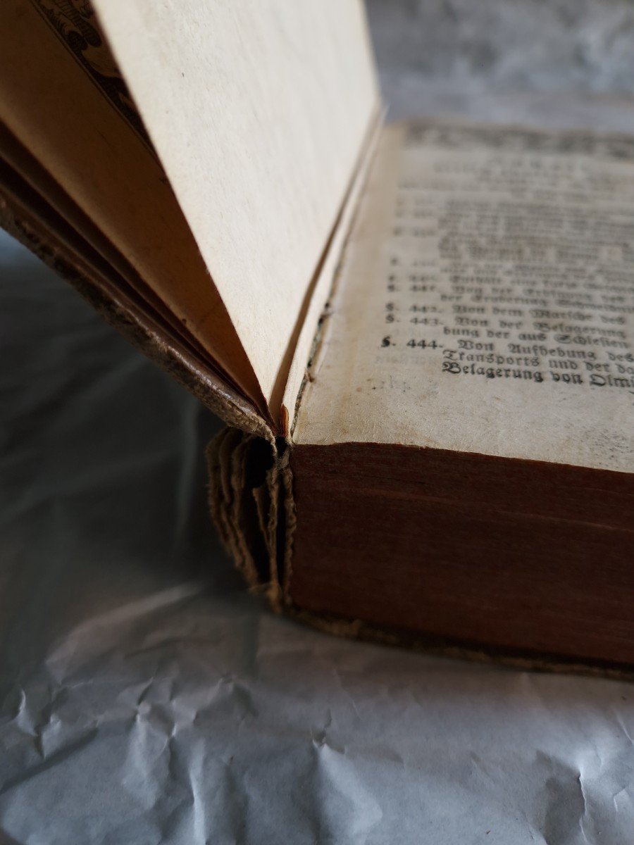  Livre Ancien Rare De 1761, Frédéric II « Le Grand » Campagnes Et Gravures Militaires-photo-8