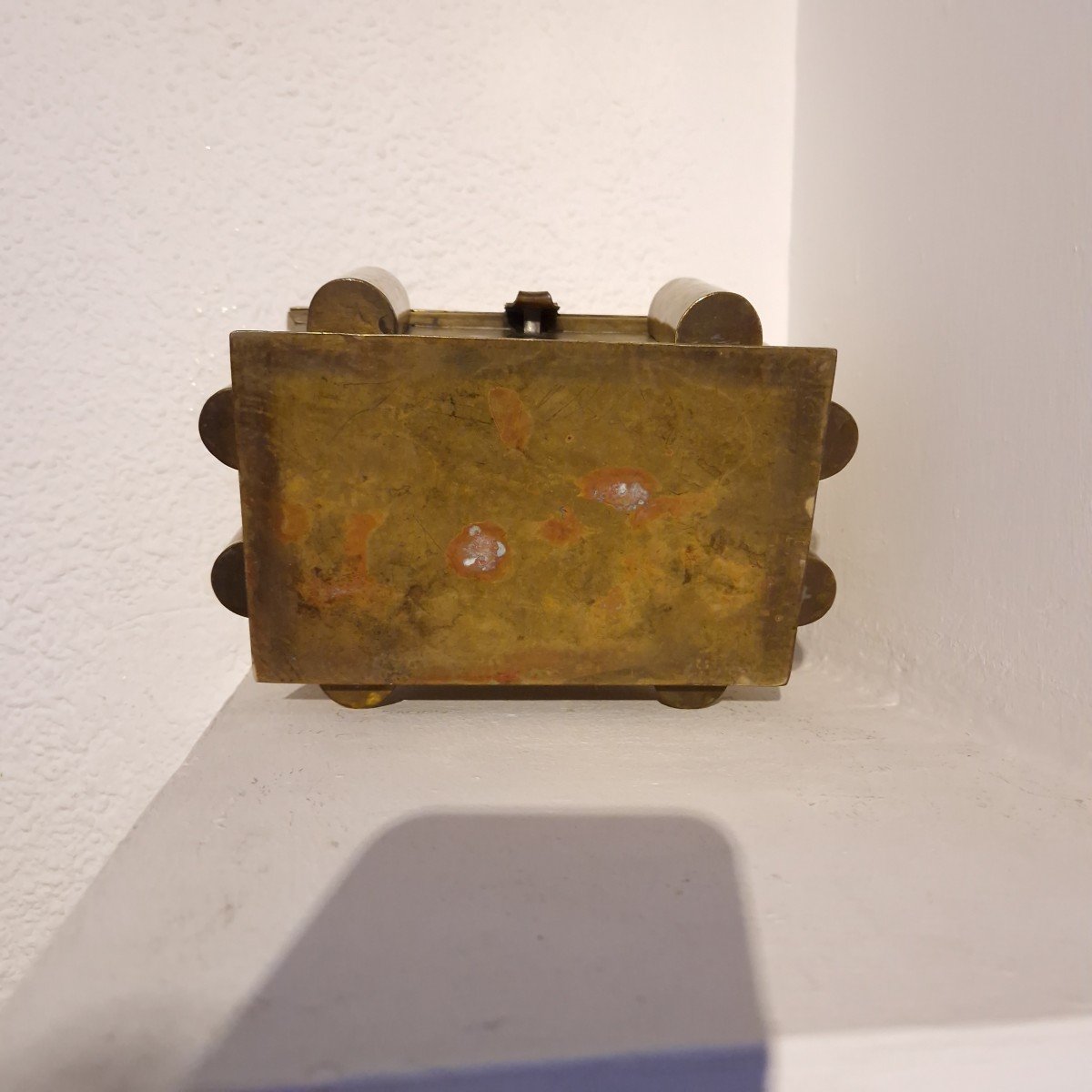 Reliquary Relic Saint Venantius Of Camerino Firstclass, Brass Chest, 19th Cent -photo-4