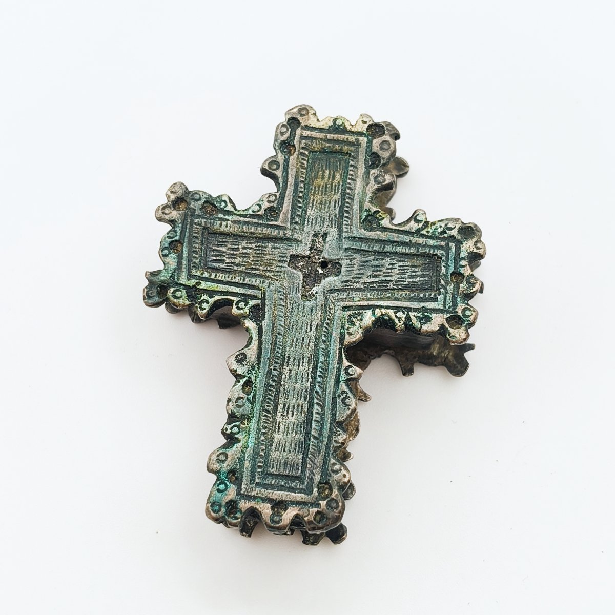 Croix Reliquaire De Pèlerin Byzantine Pour Reliques, Art Chrétien Du XIIe Au XIVe Siècle-photo-3