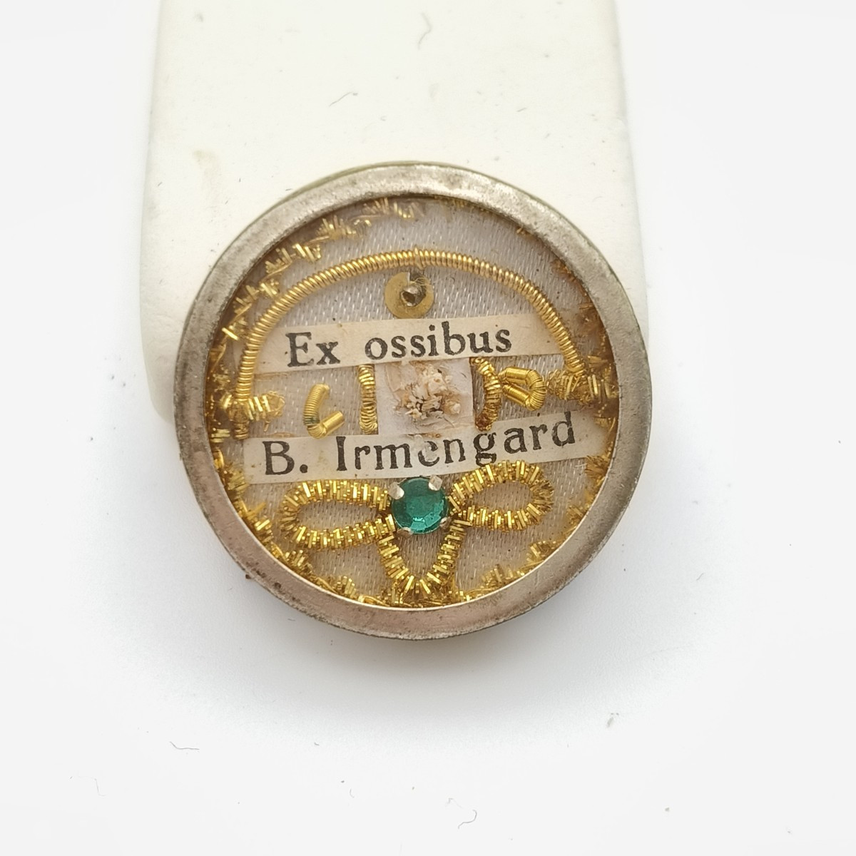 Reliquaire Relique De 1ère Classe Bienheureuse Irmengard De Chiemsee + Sceau De Cire