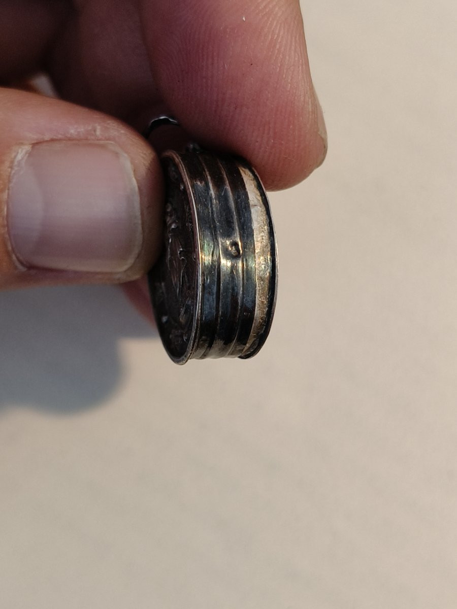 Silver Reliquary 1st Class Relic St. James The Great + Wax Seal 19th Cent-photo-4