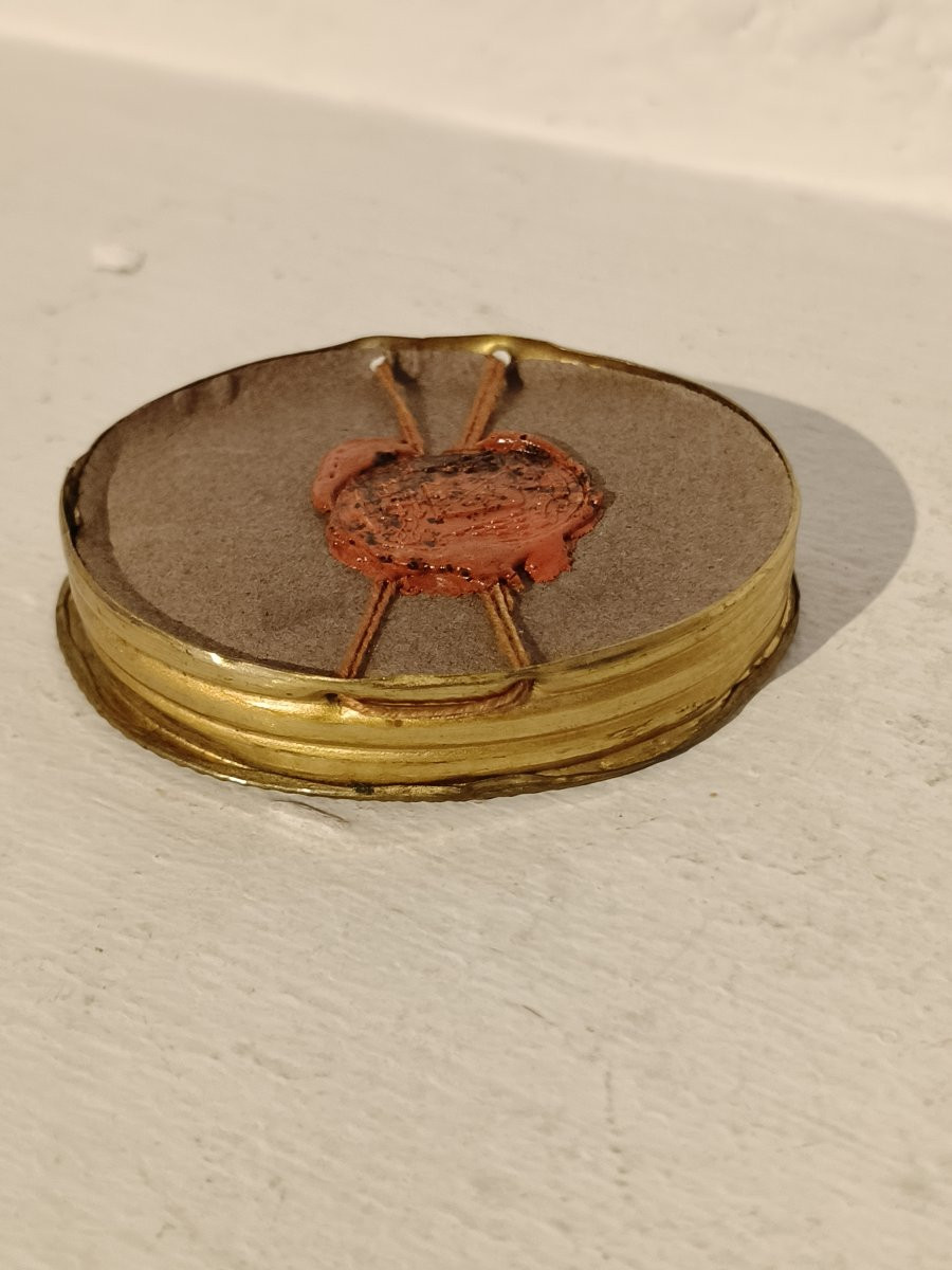 Reliquaire 8 Reliques Saint Jean Népomucène Saint Philippe Néri Saint Sébastien Saint Laurent-photo-2