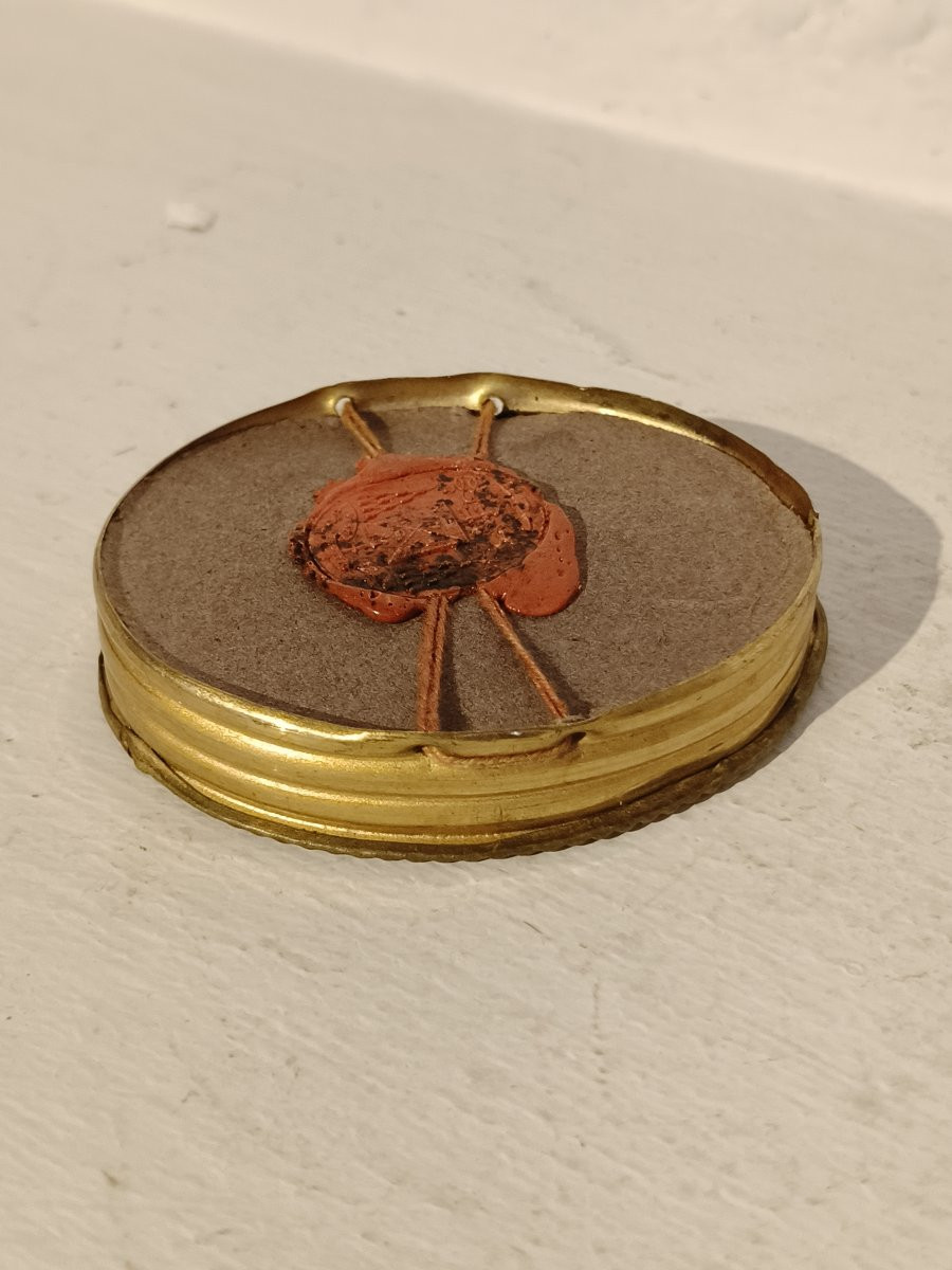 Reliquaire 8 Reliques Saint Jean Népomucène Saint Philippe Néri Saint Sébastien Saint Laurent-photo-3