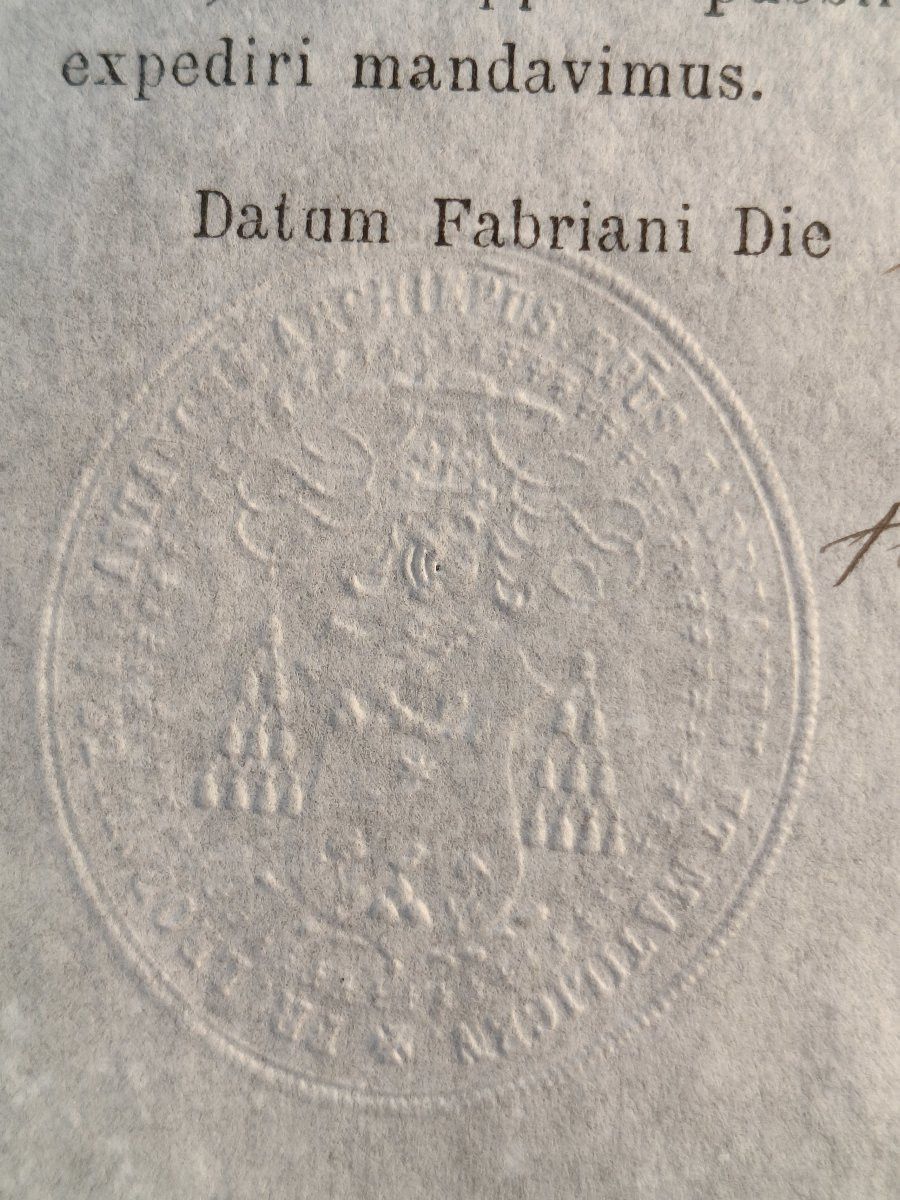  Reliquary 1st Class Relic St. Julian St. Petronilla St J. F. Regis + Document Coa-photo-3