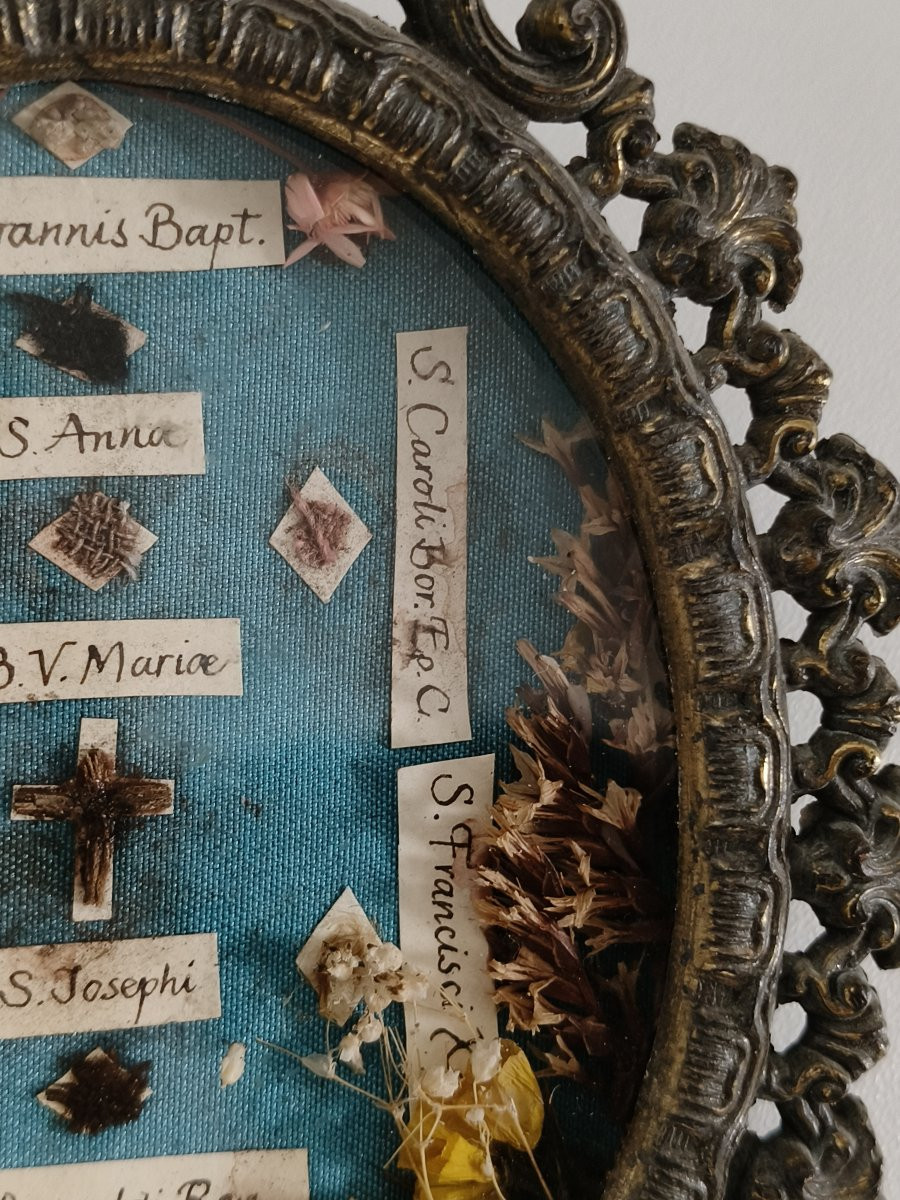 Reliquary 11 Relic Holy Cross Dnjc, John Baptist, Virgin Mary, Leopold III+ More-photo-1