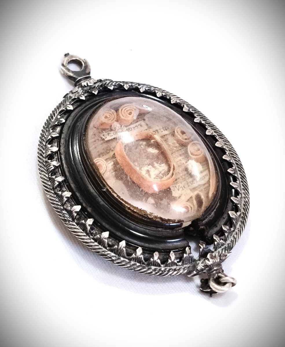 Reliquary 12 Relics St. Ignatius Loy. St Anthony Padua... XVII Cent Spain Silver-photo-4