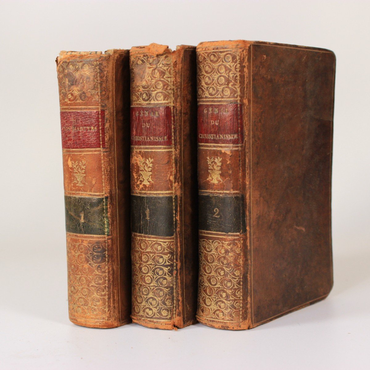 Génie Du Christianisme / Les Martyrs French 3 Theology Books 1820 Belgium-photo-2