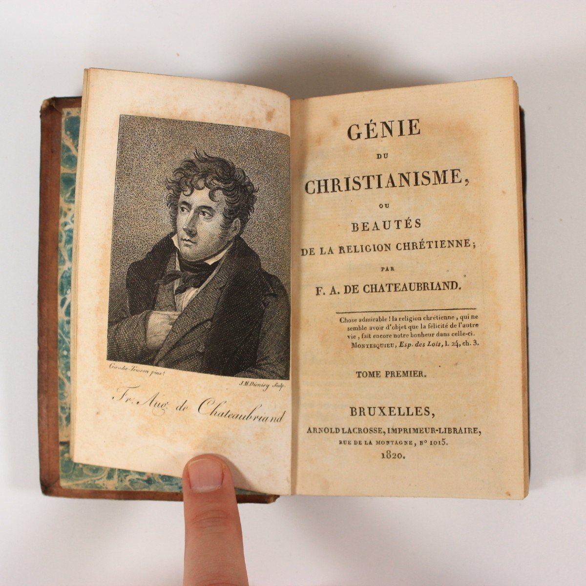 Génie Du Christianisme / Les Martyrs French 3 Theology Books 1820 Belgium-photo-2