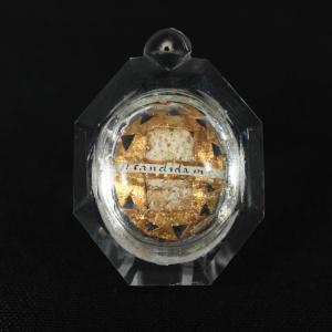 XVII Cent. Rock Crystal Reliquary 1st Class (bone) Relic St Candida Martyr