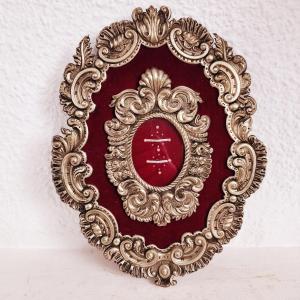 Reliquaire Espagnol Baroque, Reliques : Virgen Del Valle Et Cristo Del Corazón