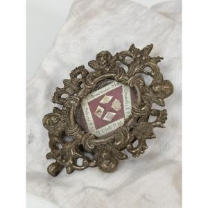 Reliquaire 4 Reliques de Sainte Anastasie et des papes Clément Ier, Fabien et Clét + Sceau de c