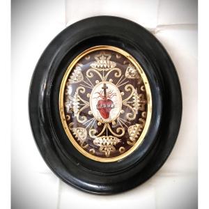 Reliquary 8 Relics Holy Manger, St George, St Bernardino, Francis Chantal + Seal
