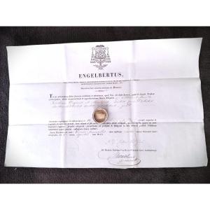 Reliquary Important Relic Saint Godelieve, Martyr + Document Coa