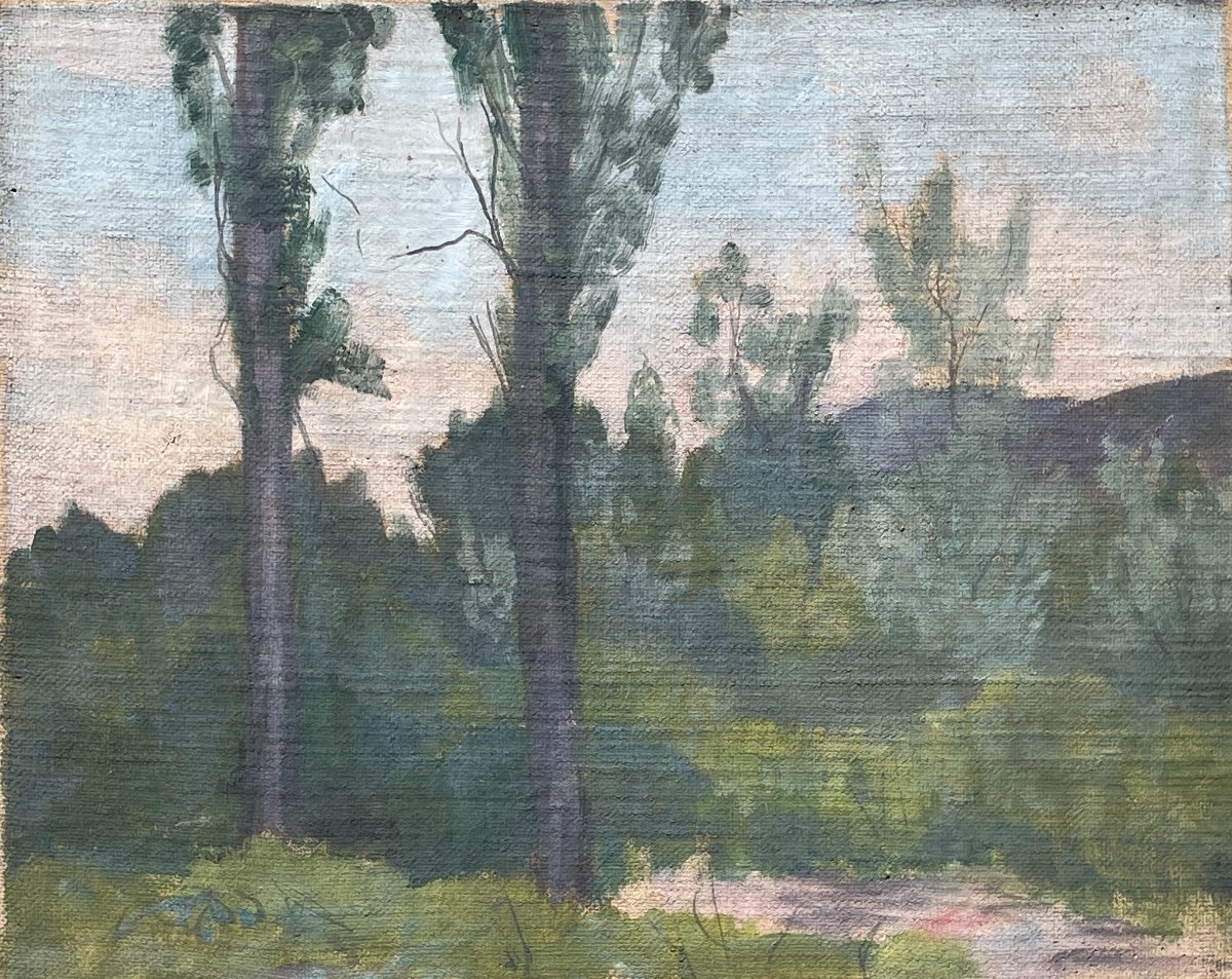 Henry Déziré - Landscape With Two Trees.