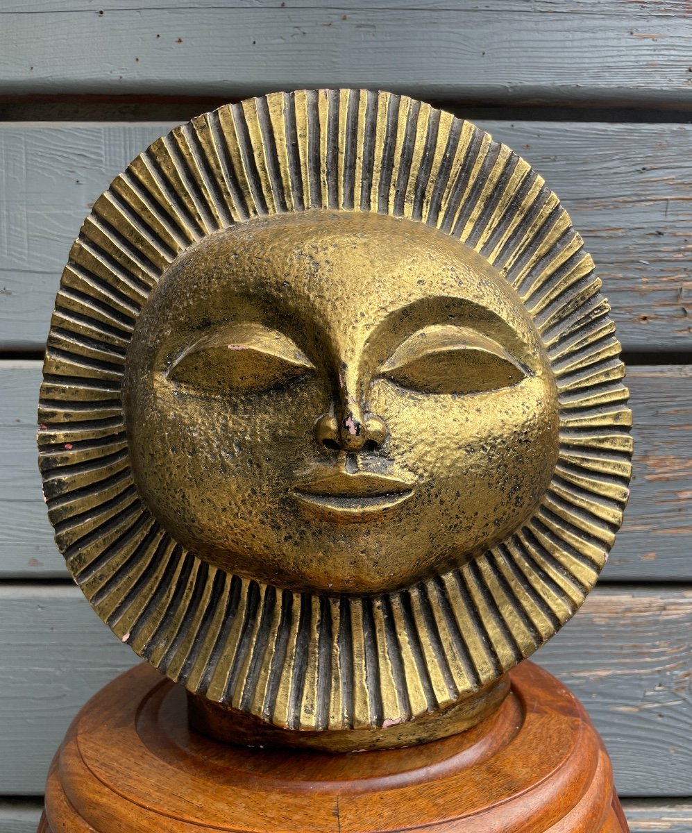 Ceramic Sun Head.-photo-1