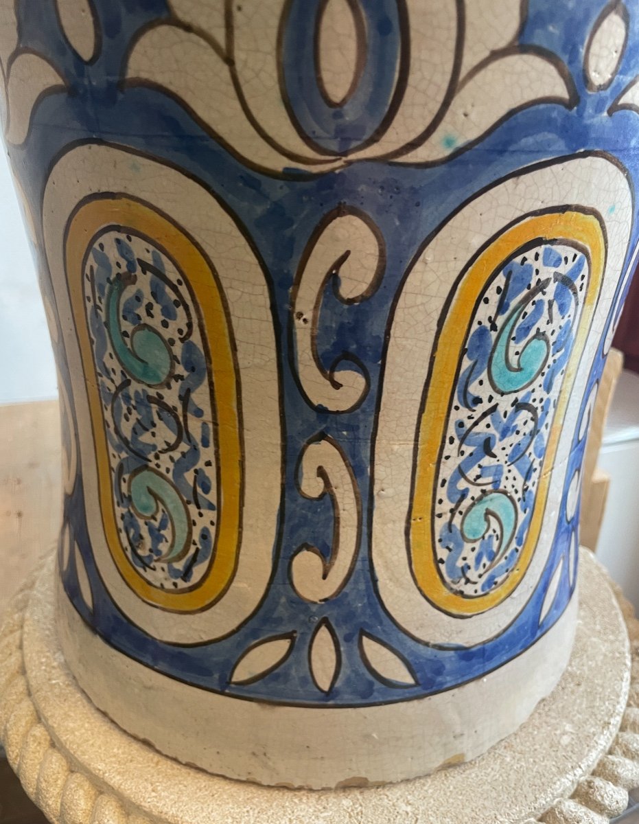 Exceptional Khabbiya (1m20) - Ceramics From Fez.-photo-4