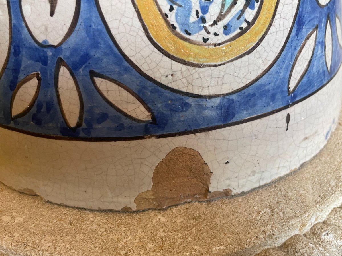 Exceptional Khabbiya (1m20) - Ceramics From Fez.-photo-5