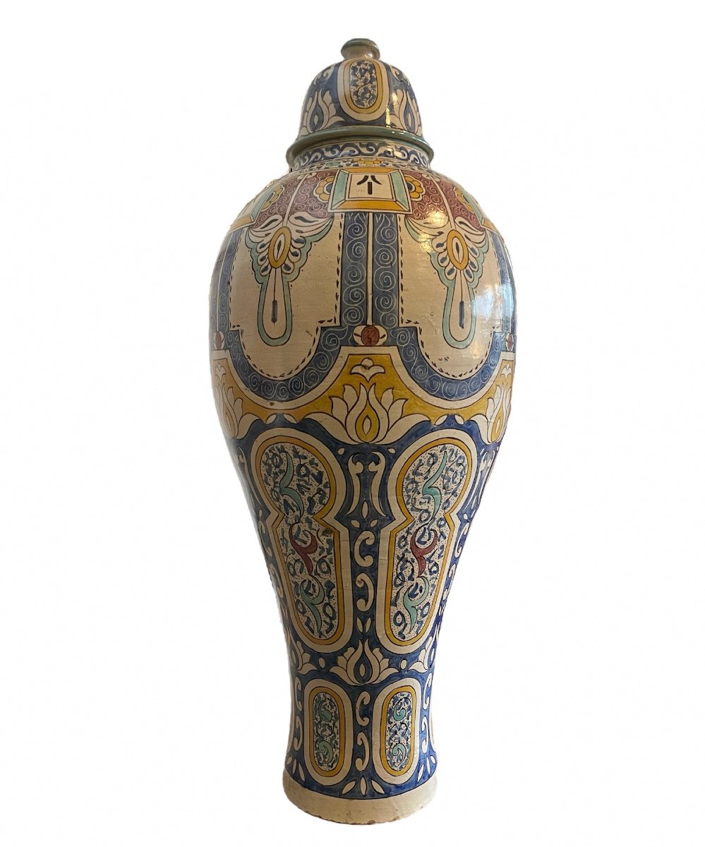 Exceptional Khabbiya (1m20) - Ceramics From Fez.