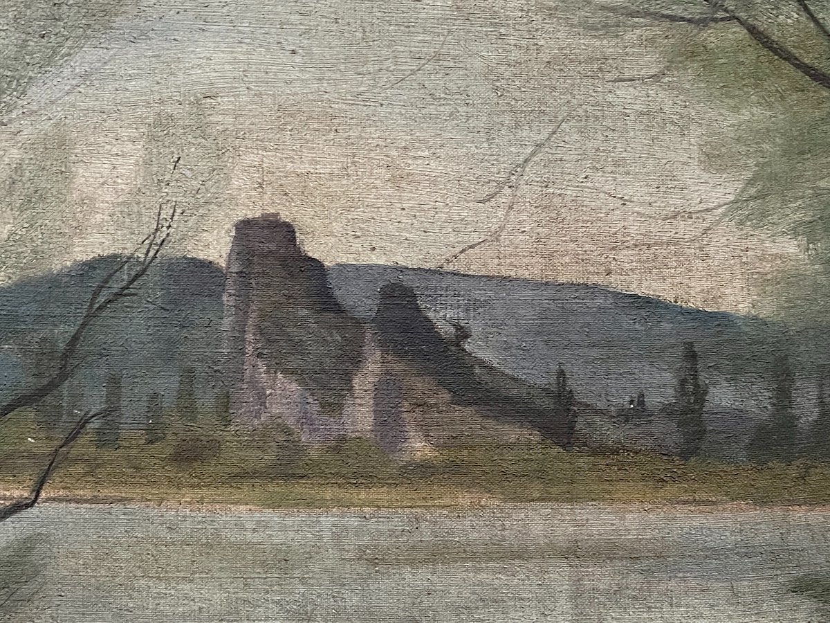 Henry Déziré - Lake Landscape.-photo-2