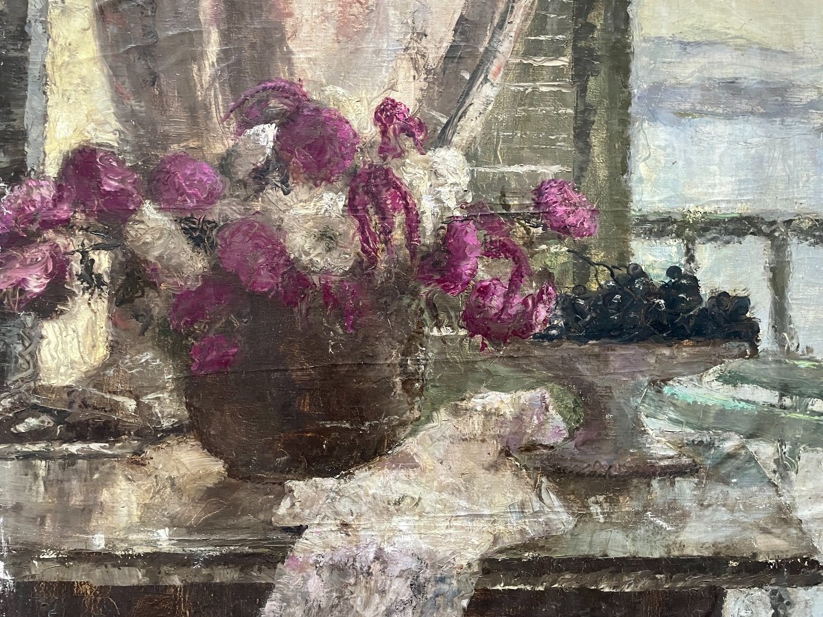 Henri Déziré - Still Life At The Window.-photo-3