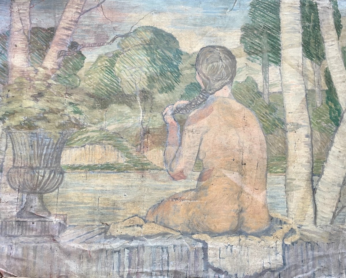 Henry Déziré - Femme Au Bain. 