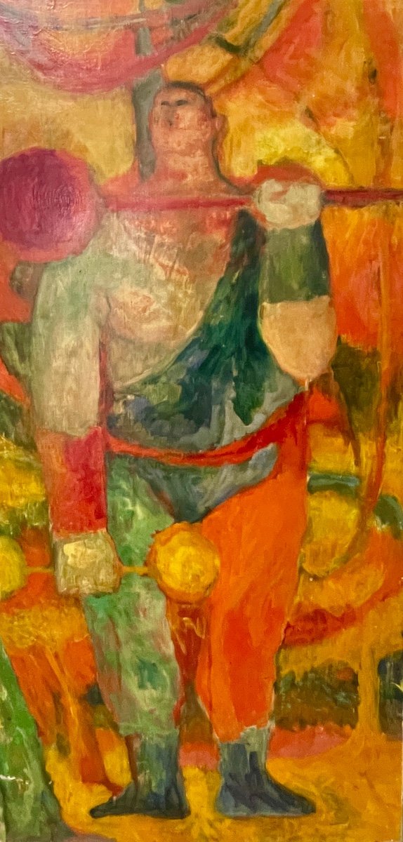 Jeanne Socquet - l'Haltérophile. 
