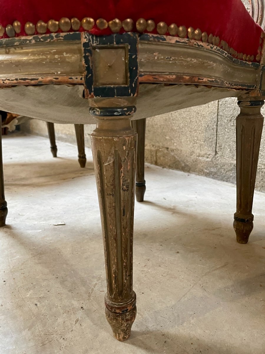 Pair Of Louis XVI Style Chairs - Napoleon III.-photo-3