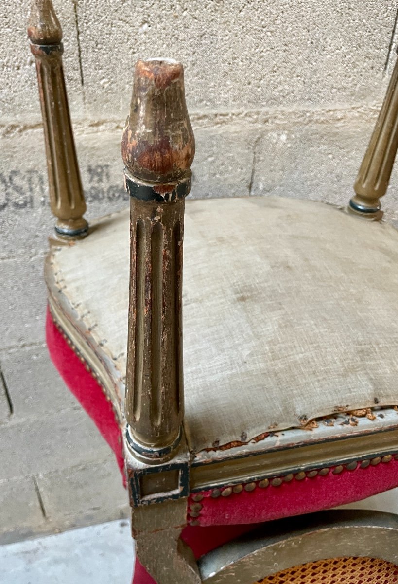 Pair Of Louis XVI Style Chairs - Napoleon III.-photo-5