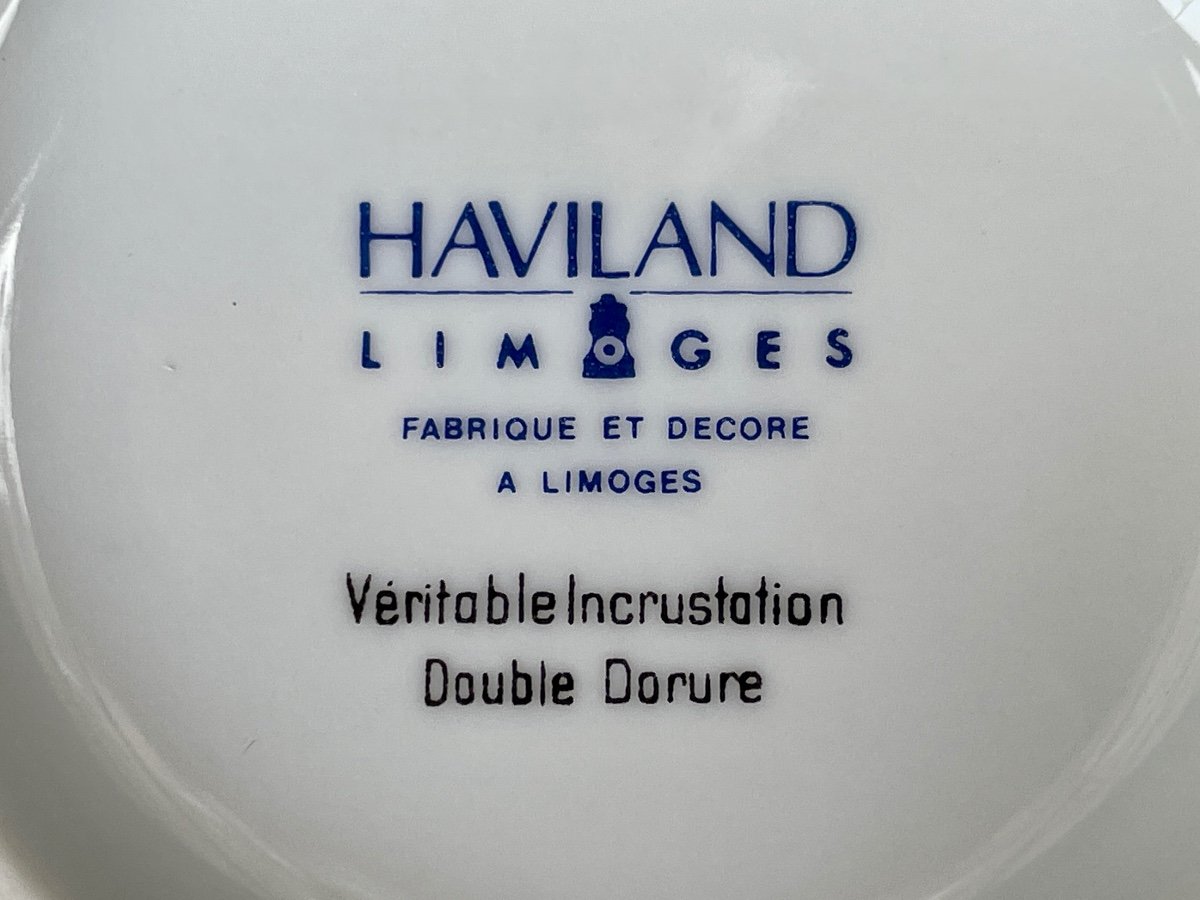 Haviland - Collection Imperator, Suite De Neuf Bols à Double Dorure à L’or. -photo-6