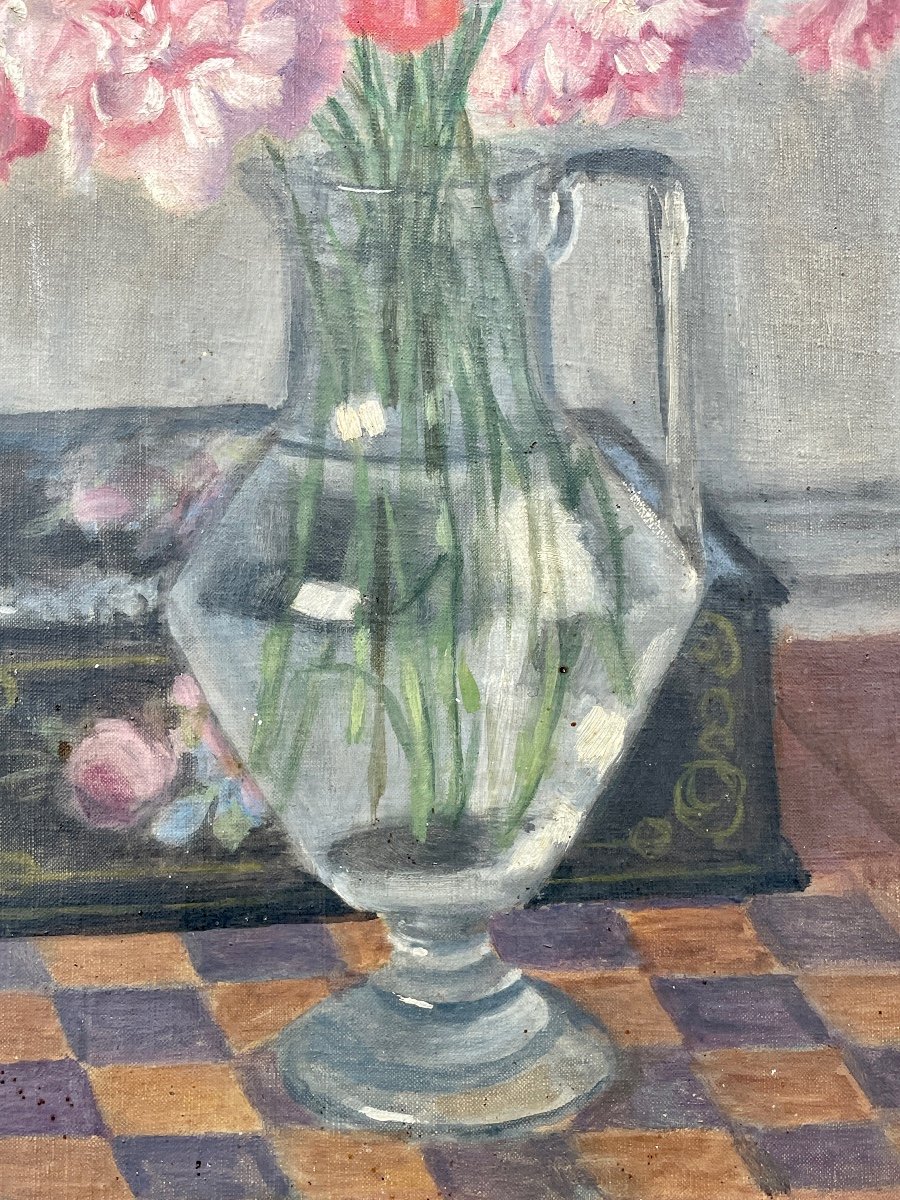 Alexis Laskine (1928) - Still Life - Oil On Canvas - Height: 61 Cm. -photo-2