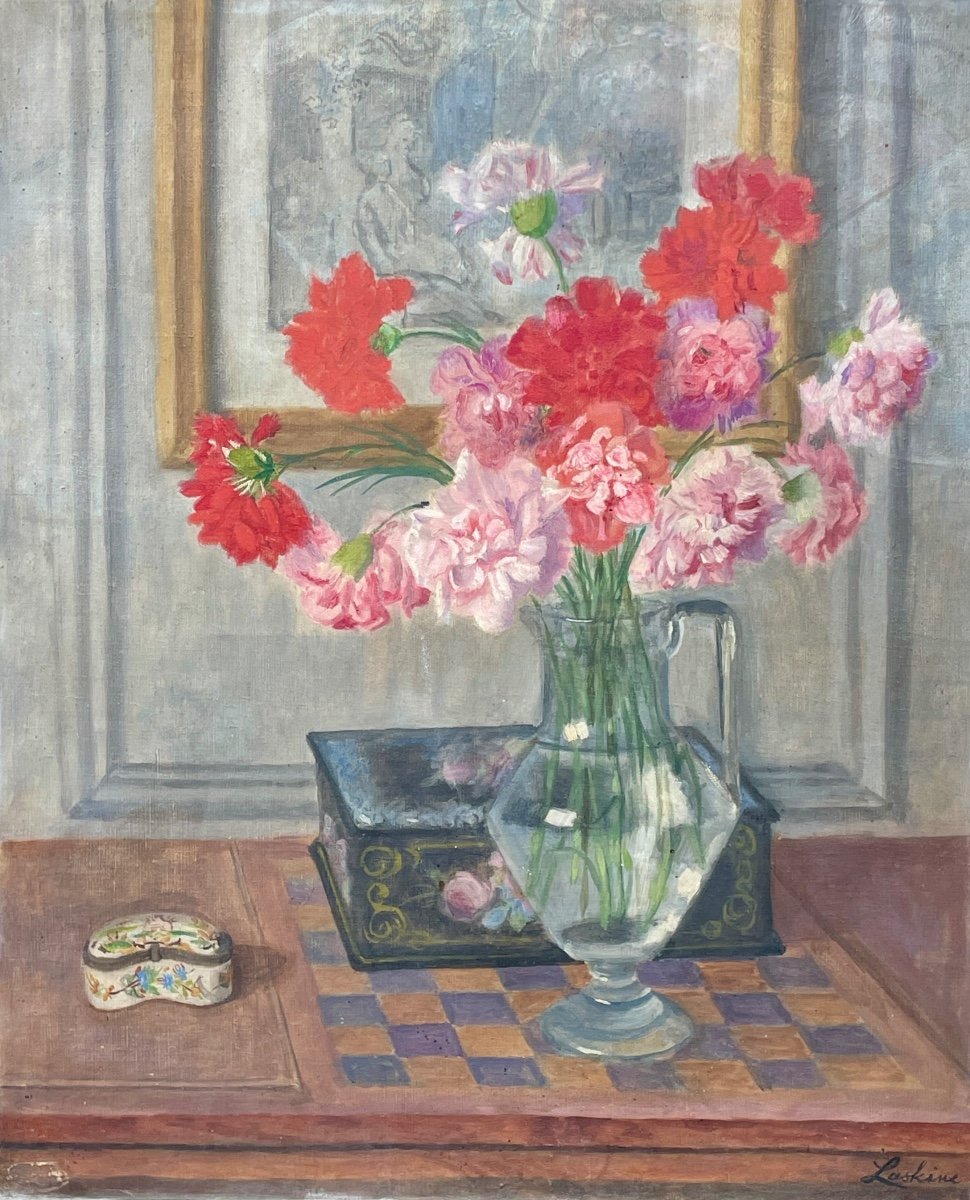 Alexis Laskine (1928) - Still Life - Oil On Canvas - Height: 61 Cm. 