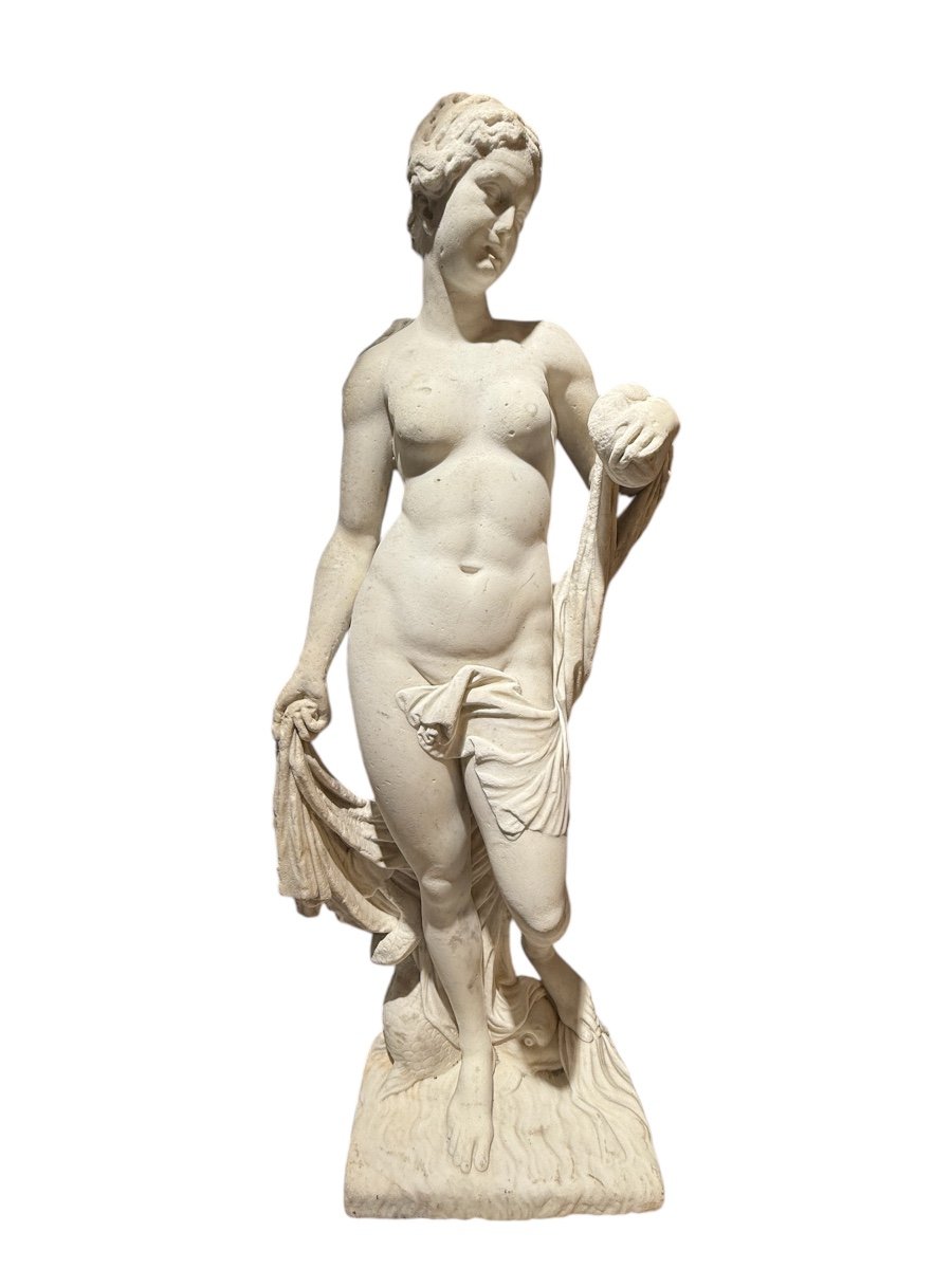 Amphitrite d’après Michel Anguier (1612-1686) et Nicolas Massé - XVIIIe - Haut. : 103 cm. -photo-2
