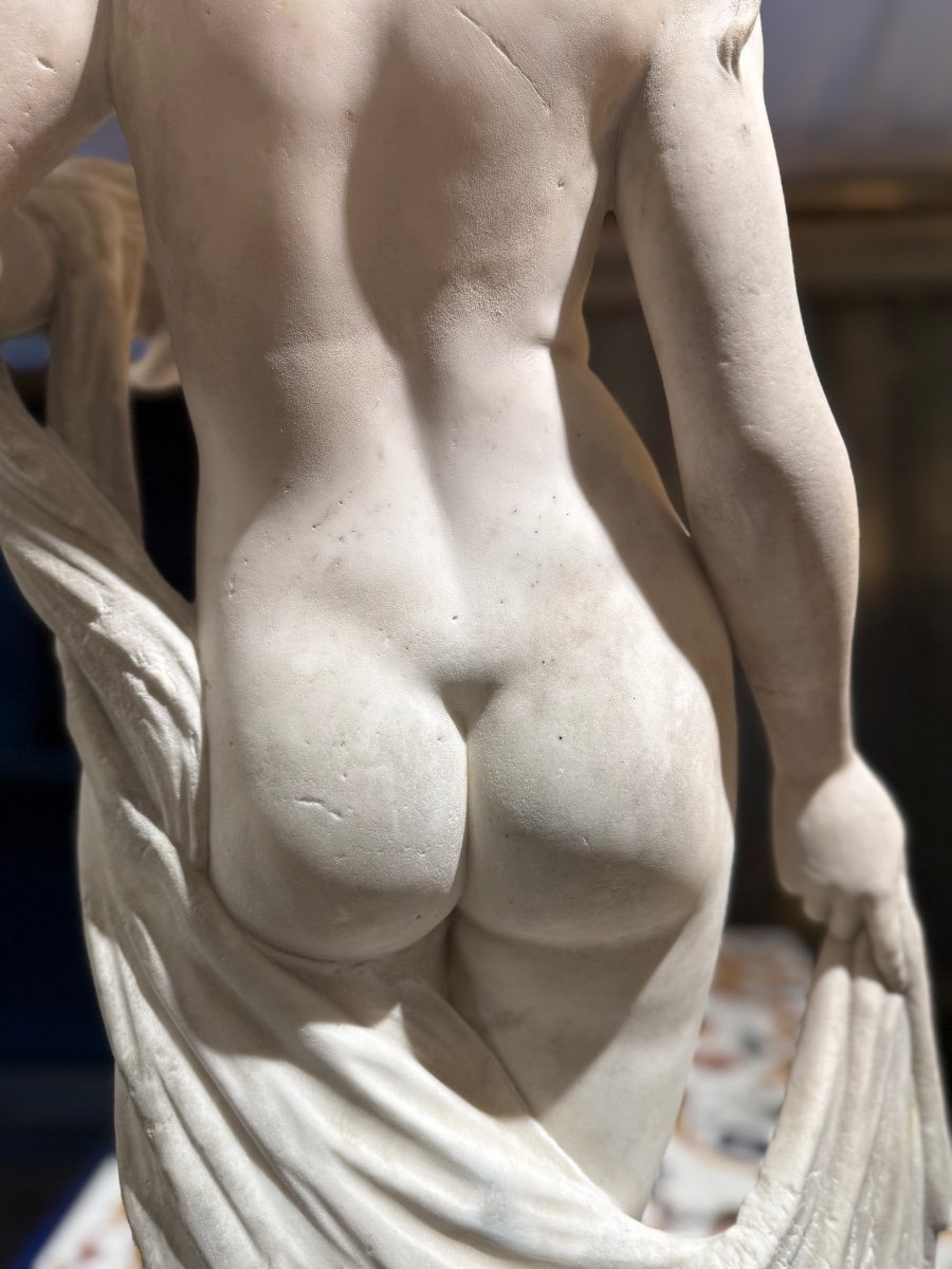 Amphitrite d’après Michel Anguier (1612-1686) et Nicolas Massé - XVIIIe - Haut. : 103 cm. -photo-5