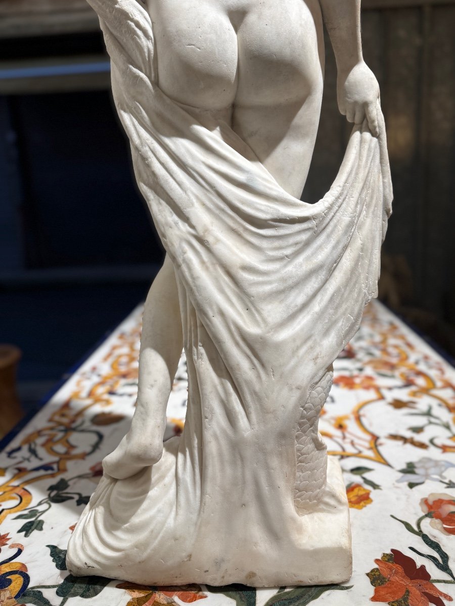 Amphitrite d’après Michel Anguier (1612-1686) et Nicolas Massé - XVIIIe - Haut. : 103 cm. -photo-6