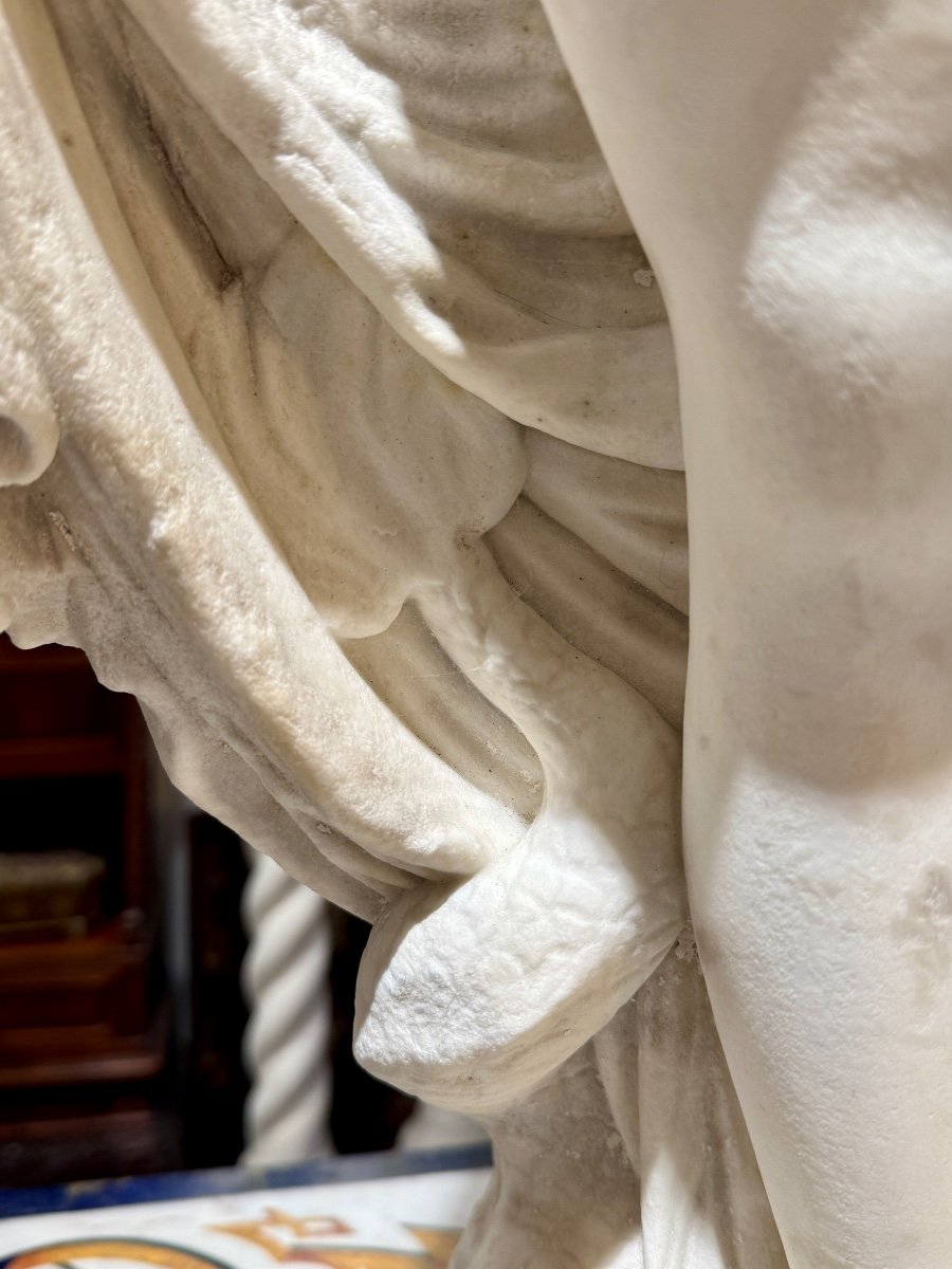 Amphitrite d’après Michel Anguier (1612-1686) et Nicolas Massé - XVIIIe - Haut. : 103 cm. -photo-8
