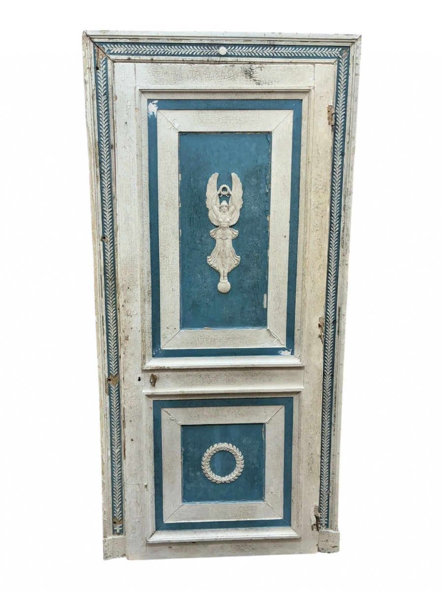 Deux paires de portes et leurs encadrures - Epoque Empire - Haut. 220 cm. -photo-2