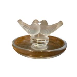 Lalique France - Couple Of Doves Baguier.