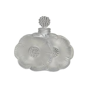 Lalique France - Perfume Bottle, “two Flowers” Model.